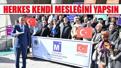 Herkes kendi mesleğini yapsın