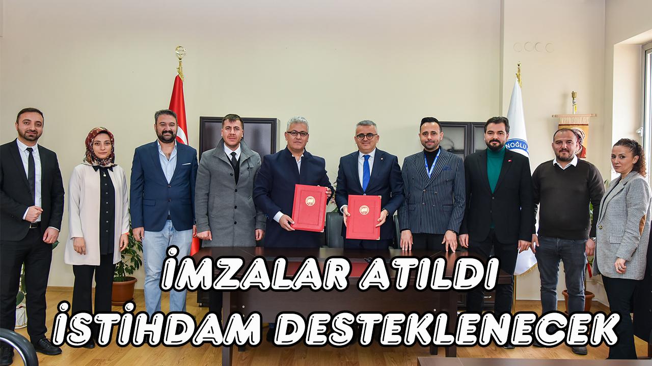 İmzalar atıldı istihdam desteklenecek