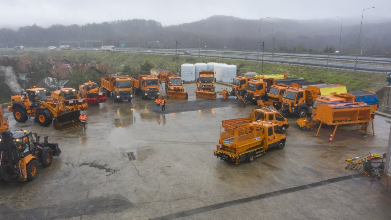 "Kar kaplanları", Bolu Dağı'nın ağır kış şartlarına hazır