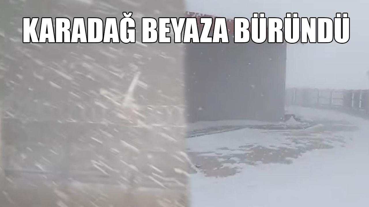Karadağ beyaza büründü