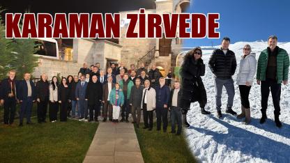 Karaman zirvede!