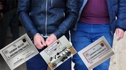 Karaman'da 30 kişi gözaltına alındı