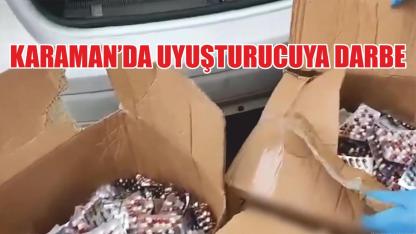 Karaman'da uyuşturucuya darbe