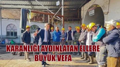 Karanlığı aydınlatan ellere büyük vefa