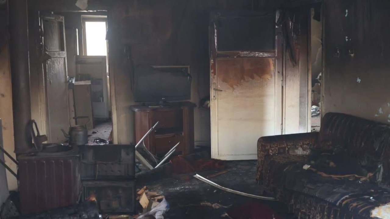 Kayseri'de müstakil evde çıkan yangında yaşlı kadın öldü