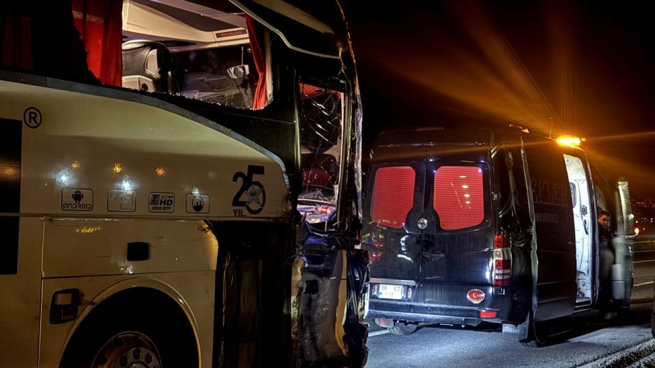 Kayseri'de trafik kazasında biri jandarma 7 kişi yaralandı
