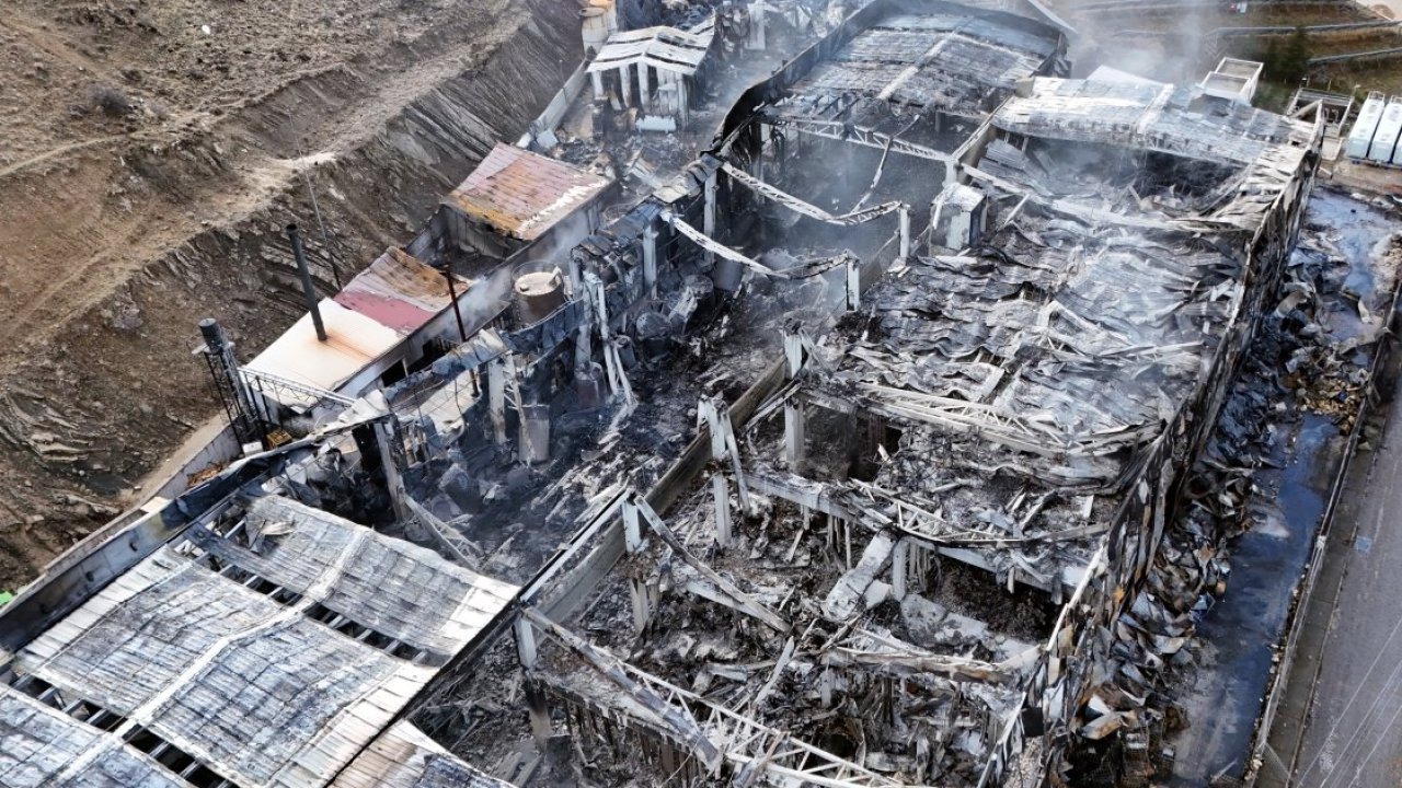Kırıkkale OSB'deki fabrika yangınına ilişkin adli soruşturma başlatıldı