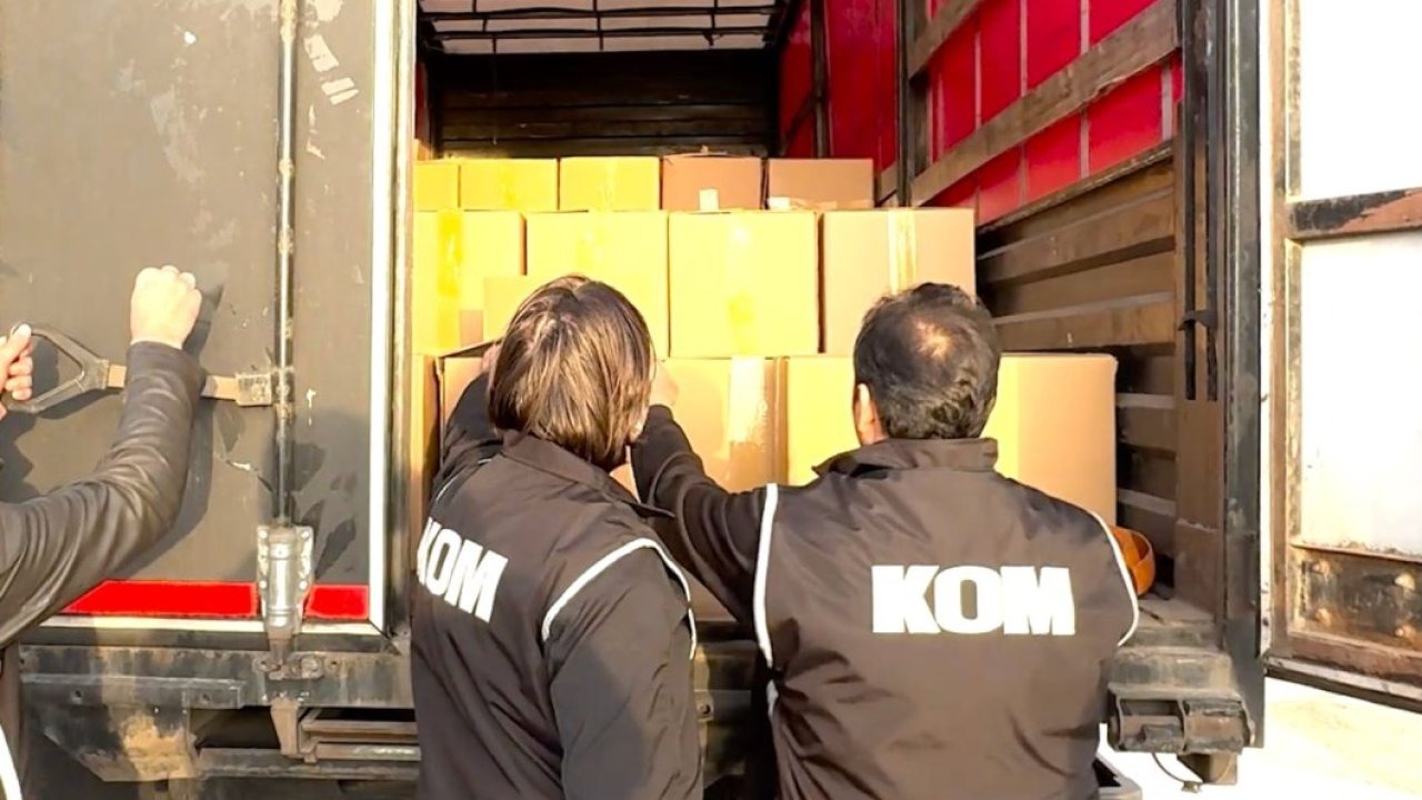 Kırşehir'de 3,5 ton kaçak tütün ele geçirildi