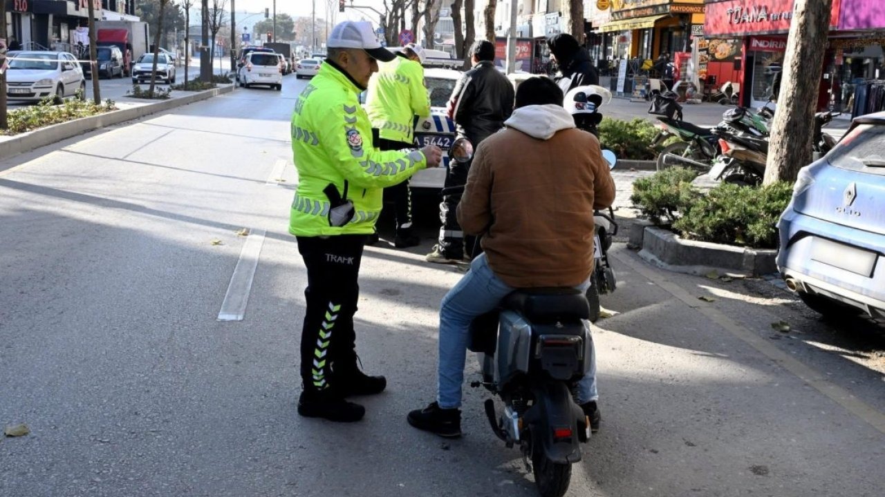 Kırşehir'de trafik denetimlerinde 91 motosikletliye işlem yapıldı