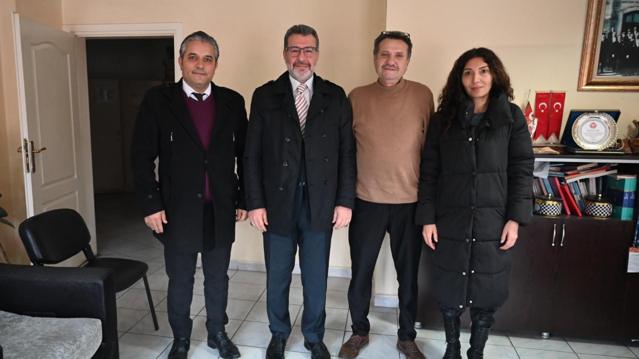 Müdür Pekergin&#039;den Başkan Oğuz&#039;a ziyaret
