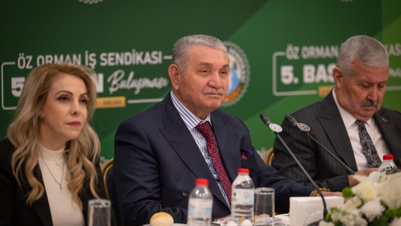 Öz Orman-İş Sendikası Genel Başkanı Aslan, &quot;5. Basın Buluşması&quot;nda konuştu: