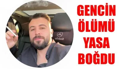 Karaman'da gencin ölümü yasa boğdu