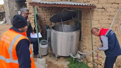 Sağlıklı süt için denetimler sürüyor