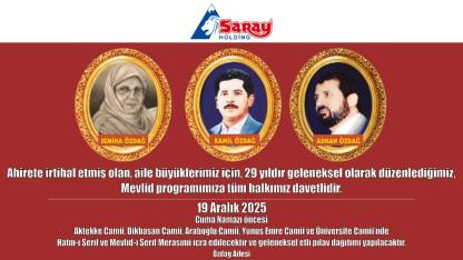 Saray Holding'den davet