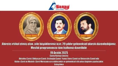 Saray Holding'den davet