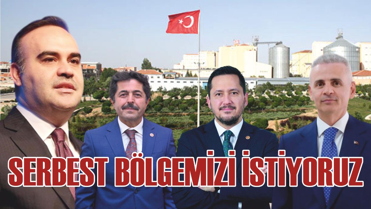 Serbest bölgemizi istiyoruz