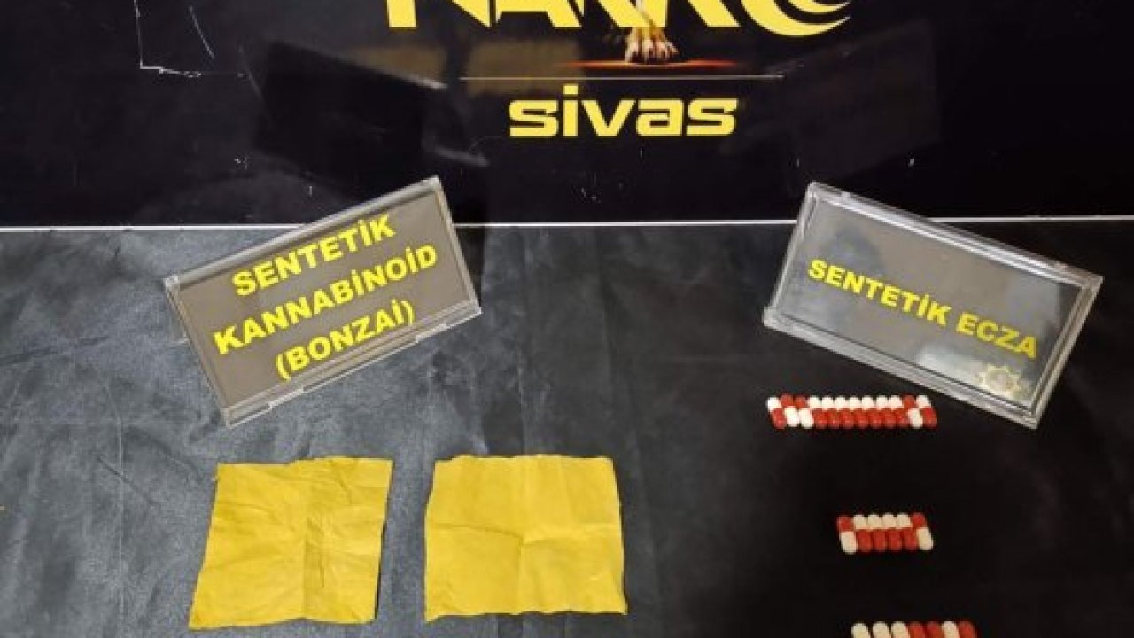 Sivas'ta uyuşturucu operasyonunda yakalanan 8 şüpheliden 3'ü tutuklandı