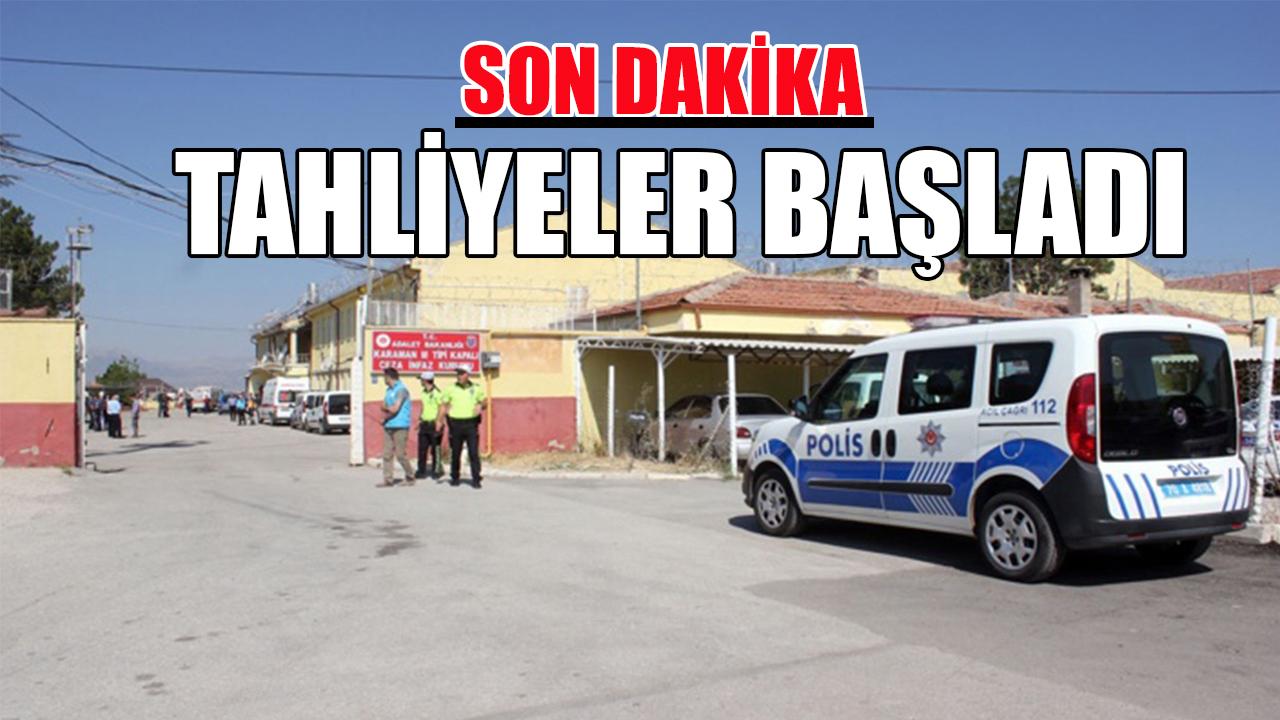 Tahliyeler başladı