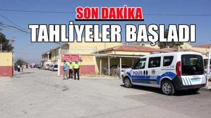 Tahliyeler başladı