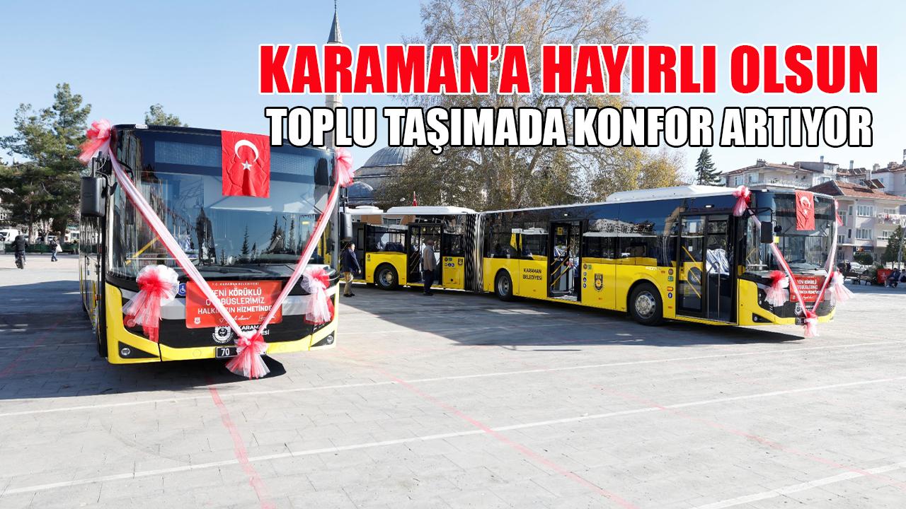 Toplu taşımada konfor artıyor