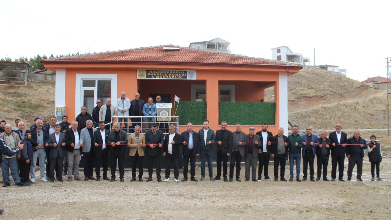 Yunak Hacıömeroğlu Mahallesi Köy Konağı açıldı