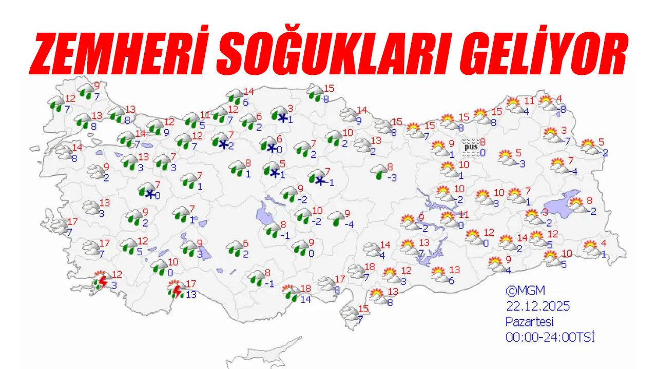 Zemheri soğukları geliyor