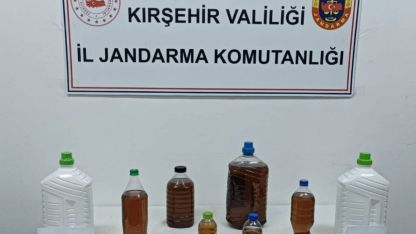 Kırşehir'de kaçak içki operasyonunda 1 zanlı yakalandı