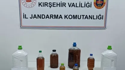 Kırşehir'de kaçak içki operasyonunda 1 zanlı yakalandı