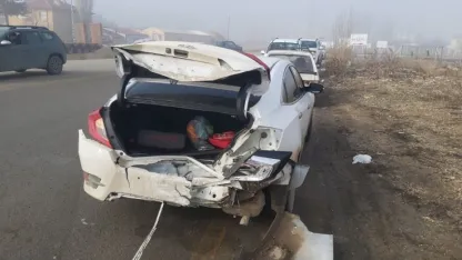 Çubuk'ta zincirleme trafik kazalarında 5 kişi yaralandı