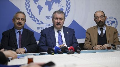 BBP Genel Başkanı Destici, basın mensuplarıyla bir araya geldi: