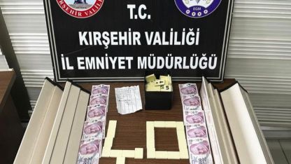 Kırşehir'de kumar oynayan 4 kişiye 46 bin 641 lira ceza kesildi