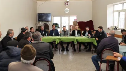 Kapadokya Alan Başkanı Aslanbay, köyde vatandaşlarla bir araya geldi