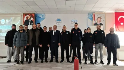 Bünyan ve Felahiye ilçelerinde "Afet Farkındalık ve Yangın Söndürme Eğitimi" verildi