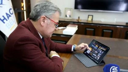 Hacılar Belediye Başkanı Özdoğan, AA'nın "Yılın Kareleri" oylamasına katıldı
