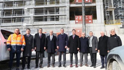 Ankara Cumhuriyet Başsavcısı Karaköse, yeni Ankara Adalet Sarayı inşaatında incelemede bulundu