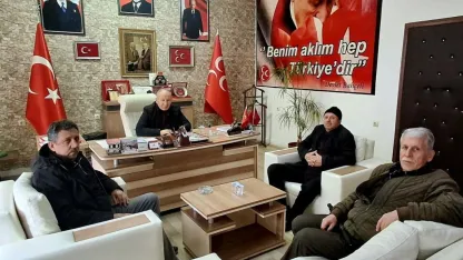 MHP Beypazarı İlçe Başkanı Orhan ziyaretlerini sürdürdü