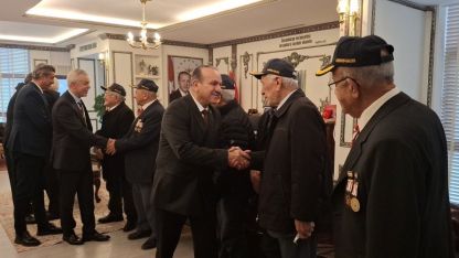 KKTC Başbakan Yardımcısı Ataoğlu, Beypazarı'nda Kıbrıs gazileriyle bir araya geldi