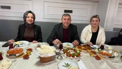 Atkaracalar'da Kaymakam Karataş ve Belediye Başkanı Oflaz'dan kadın kooperatifine ziyaret