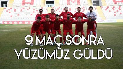 9 maç sonra yüzümüz güldü