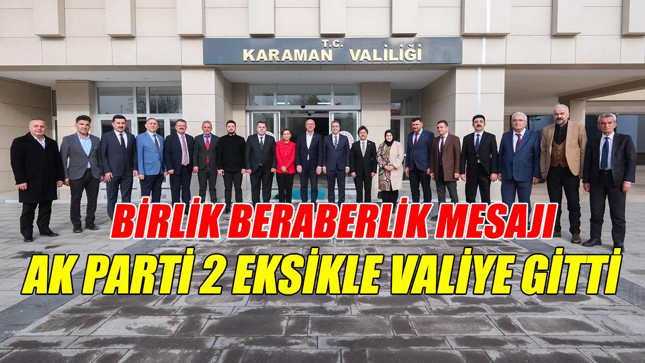 AK Parti 2 eksikle valiye gitti