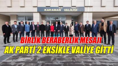 AK Parti 2 eksikle valiye gitti
