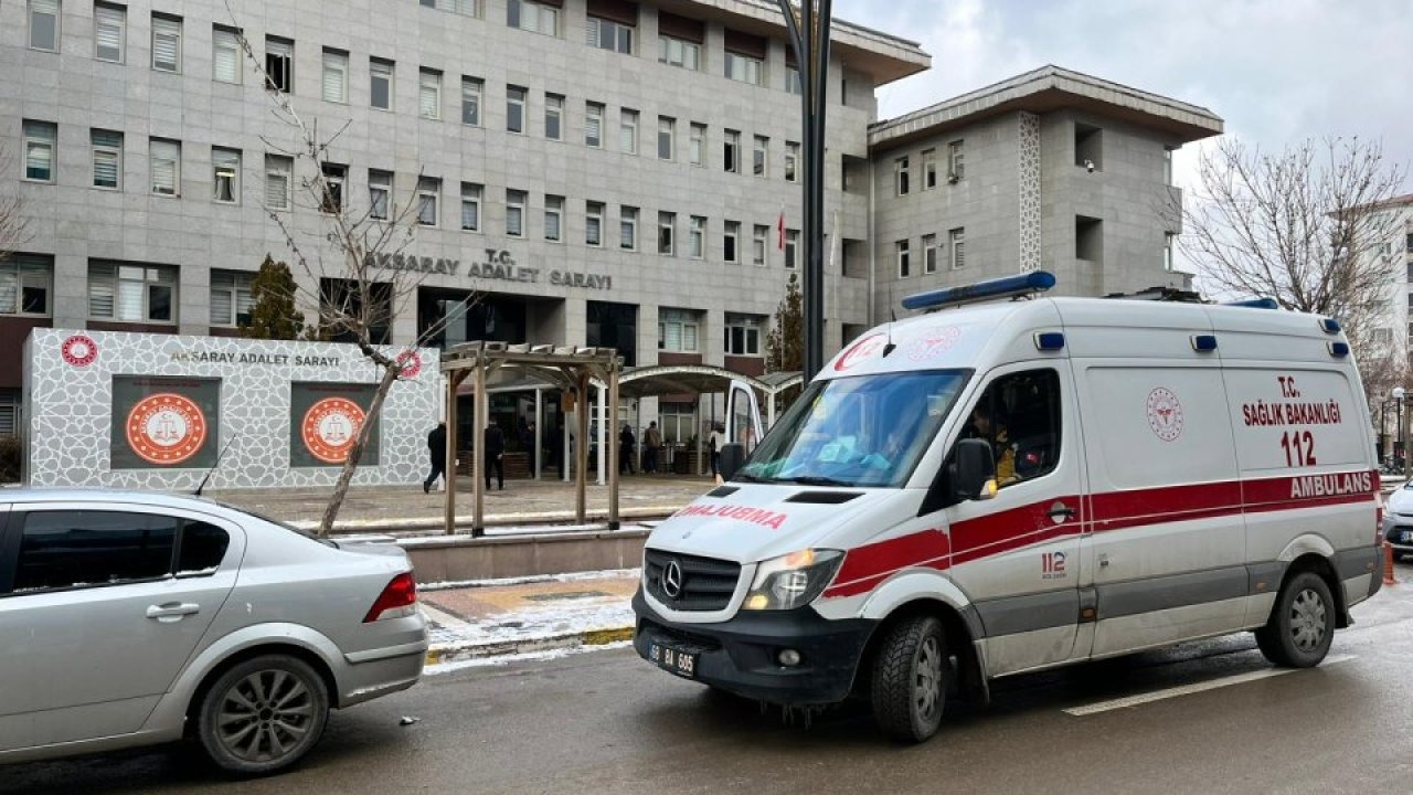 Aksaray’da üzerine yük asansörü düşen işçi yaralandı