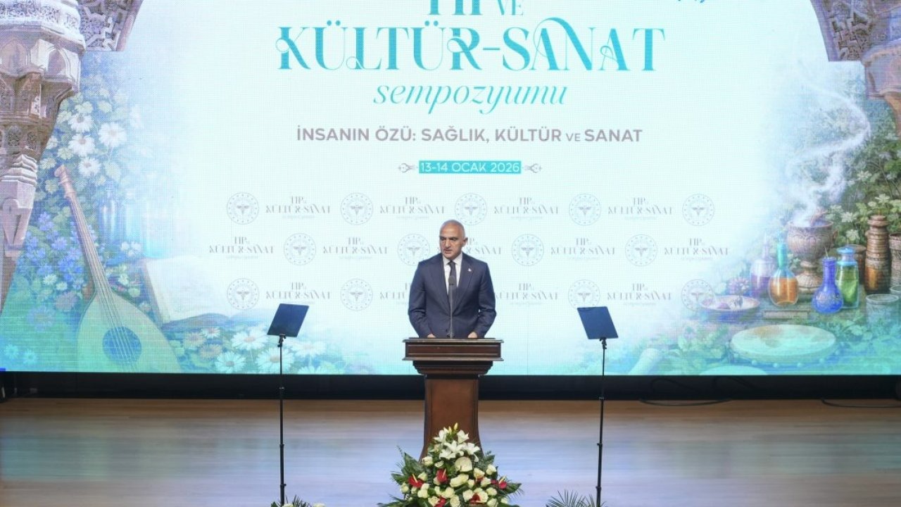 Bakanlar Memişoğlu ve Ersoy, Tıp ve Kültür-Sanat Sempozyumu'nda konuştu: