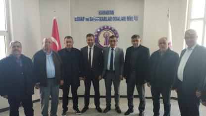 Başkan Çavaş’tan başkan Pekoğlu'na ziyaret