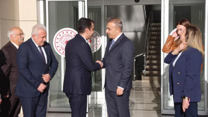 Başkan Kalaycı Vali Çiçek’i ziyaret etti