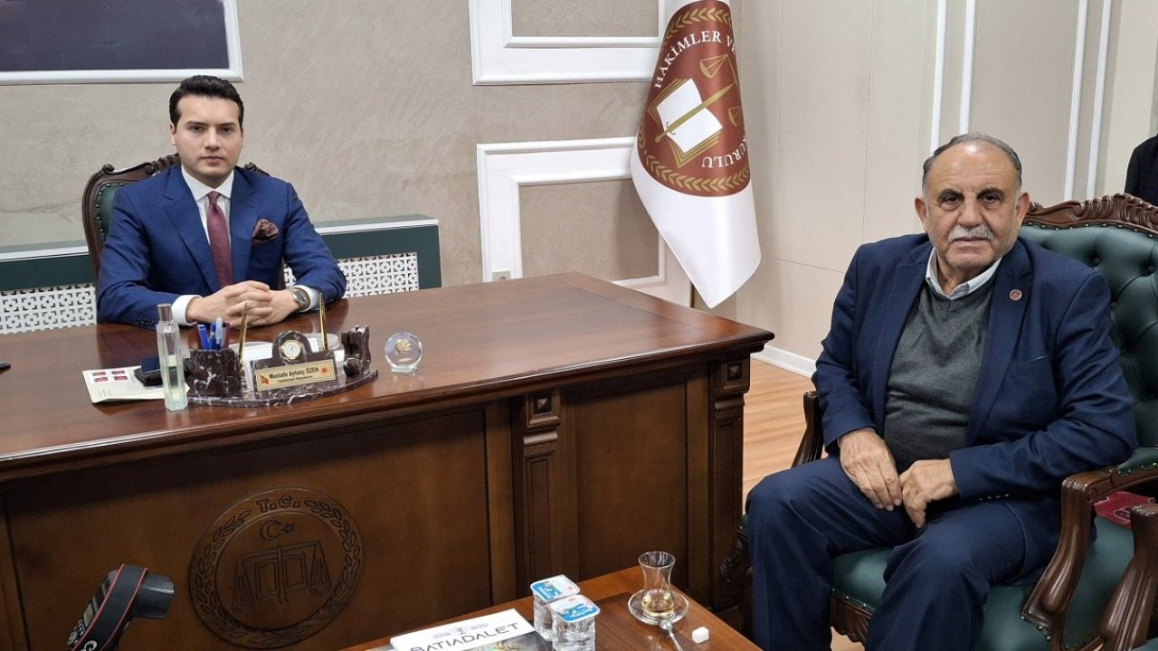 Beypazarı Muhtarlar Derneği Başkanı Uysal'dan Başsavcı Özen'e ziyaret