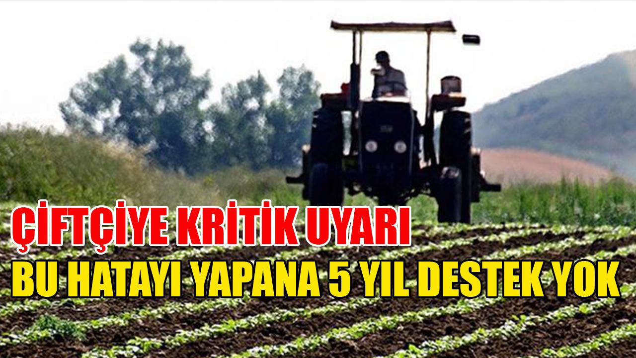 Bu hatayı yapana 5 yıl destek yok