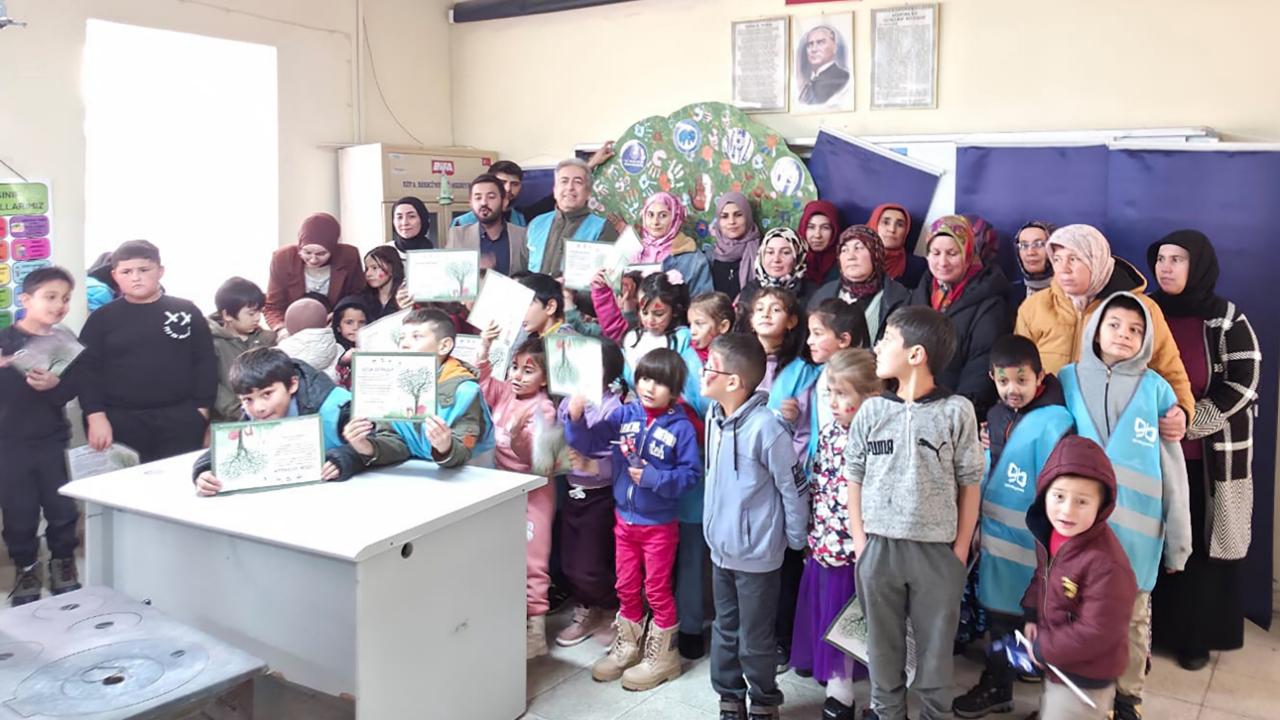Çevre bilinci Güldere’de minik ellerle yeşerdi