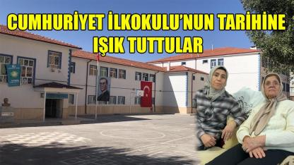 Cumhuriyet İlkokulu’nun tarihine ışık tuttular