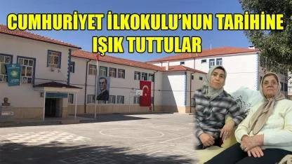 Cumhuriyet İlkokulu’nun tarihine ışık tuttular